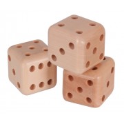 Wooden Dice (Set of 3)